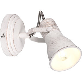 LED wandlamp | 10W | Antiek wit | E14 | 1-lichtpunt LED wandlamp | 10W | Antiek wit | E14 | 1-lichtpunt
