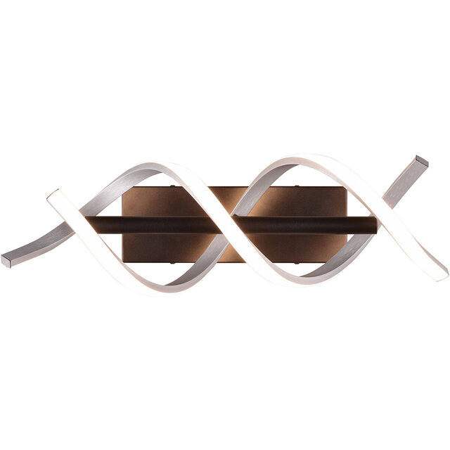 HLW LED Dimbare LED Wandlamp 22W - Trion Sarina - Beam Angle Verstelbaar - Geborsteld Zilver