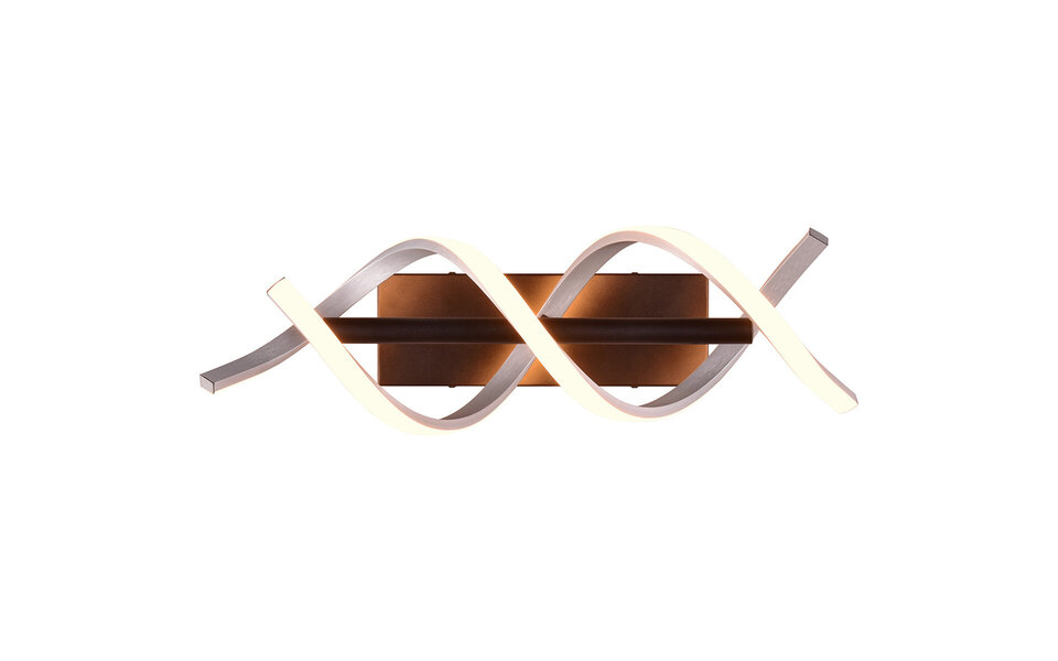 HLW LED Dimbare LED Wandlamp 22W - Trion Sarina - Beam Angle Verstelbaar - Geborsteld Zilver