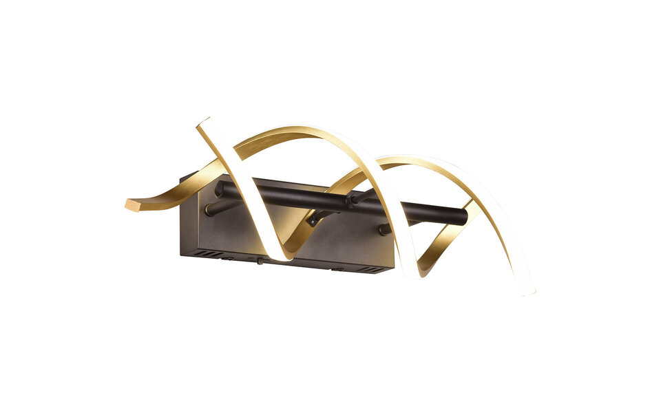 HLW LED Trion Sarina 22W Dimbare LED Wandlamp - Mat Gouden Aluminium & Verstelbare Beam Angle HLW LED Trion Sarina 22W Dimbare LED Wandlamp - Mat Gouden Aluminium & Verstelbare Beam Angle