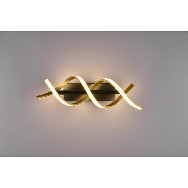 HLW LED Trion Sarina 22W Dimbare LED Wandlamp - Mat Gouden Aluminium & Verstelbare Beam Angle HLW LED Trion Sarina 22W Dimbare LED Wandlamp - Mat Gouden Aluminium & Verstelbare Beam Angle