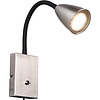 LED wall lamp | Max 10W | Matte nickel | GU10 | Tiltable