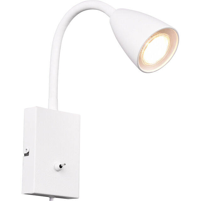 LED wandlamp | 10W max | Mat wit | GU10 | Kantelbaar Verlichting per ruimte LED wandlamp | 10W max | Mat wit | GU10 | Kantelbaar Verlichting per ruimte