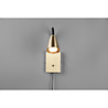 HLW LED LED Wall Spotlight Matte Gold with GU10 Fitting, Adjustable Beam Angle & Aluminum
