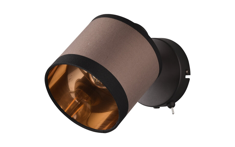 HLW LED LED Wall Lamp Matte Black - Stylish Metal Floor Lamp with E14 & LED Bulb