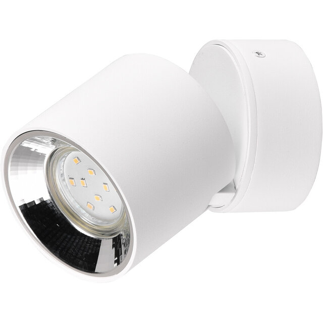 LED wandlamp | Tot 10W | Mat wit | GU10 | Metalen | Rond Verlichting per ruimte