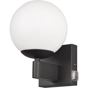LED wandlamp | 10W | E14 | Mat Zwart | Metaal | Schakelaar LED wandlamp | 10W | E14 | Mat Zwart | Metaal | Schakelaar