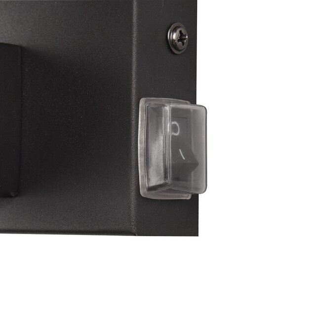 HLW LED Trion Aluk LED Wandlamp - Mat Zwarte Metalen Vloerlamp met E14 Fitting