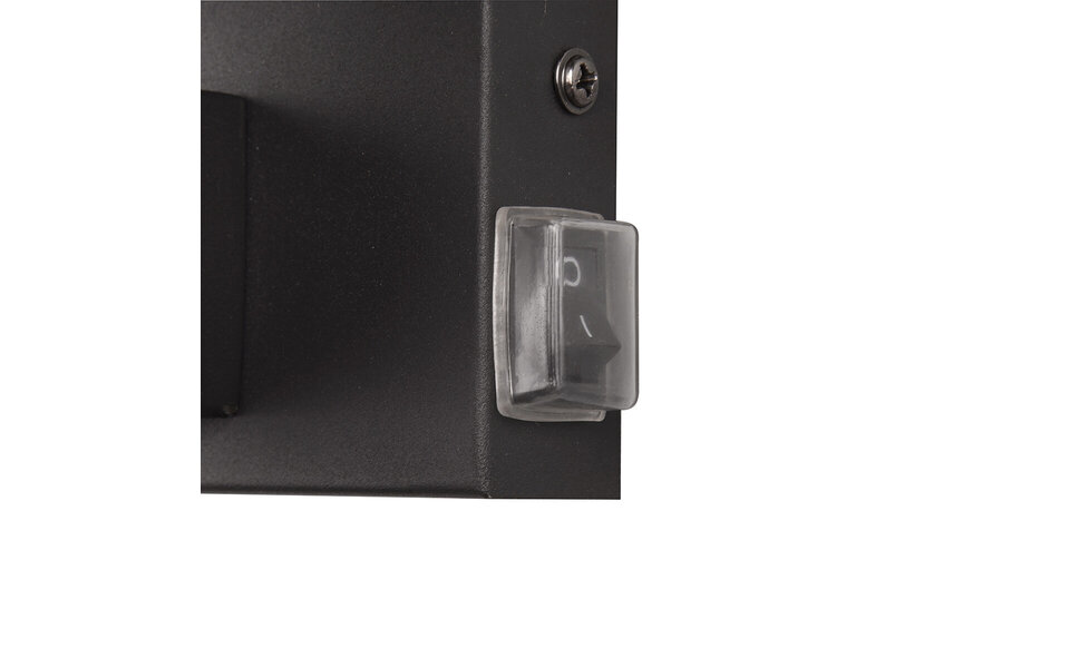 HLW LED Trion Aluk LED Wandlamp - Mat Zwarte Metalen Vloerlamp met E14 Fitting