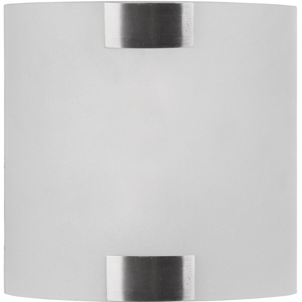 HLW LED LED Wandlamp Mat Nikkel - Strak Vierkant Metalen Design & E27 Fitting HLW LED LED Wandlamp Mat Nikkel - Strak Vierkant Metalen Design & E27 Fitting