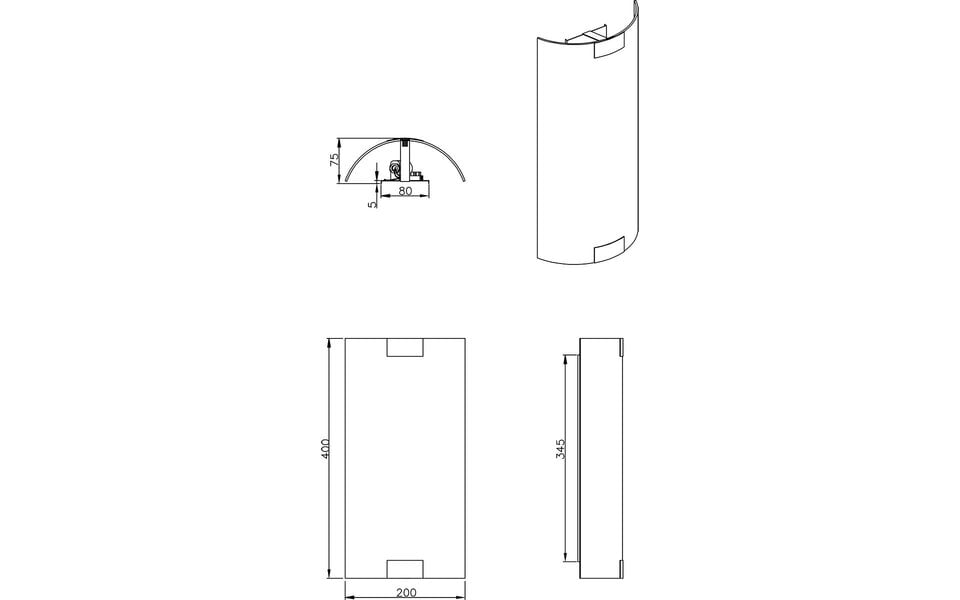 HLW LED LED Wall Lamp Antique Bronze - Metal Floor Lamp with 2 Light Points & Adjustable Beam Angle HLW LED LED Wall Lamp Antique Bronze - Metal Floor Lamp with 2 Light Points & Adjustable Beam Angle