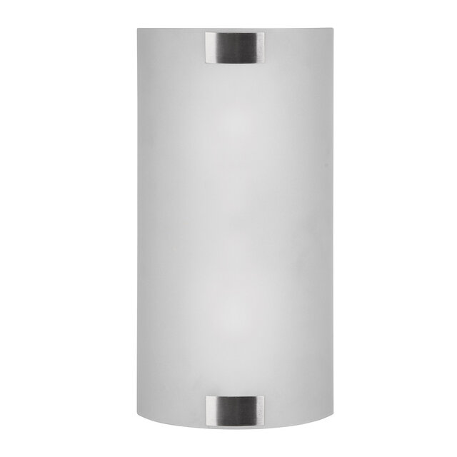 Moderne LED wandlamp met twee verstelbare lampen, mat nikkel en E27 fitting tot 40W