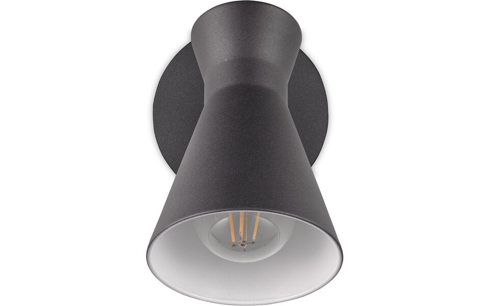 HLW LED Moderne LED Wandlamp Mat Zwart - Metalen Vloerlamp & LED Lamp E27 Fitting