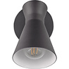 HLW LED Modern LED Wall Lamp Matte Black - Metal Floor Lamp & LED Lamp E27 Fitting