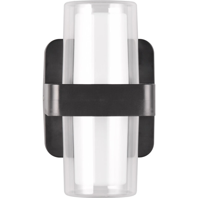 HLW LED LED Wandlamp Mat Zwart - 2 Lichtpunten, Warm Wit 3000K, 3.5W LED Wandlamp HLW LED LED Wandlamp Mat Zwart - 2 Lichtpunten, Warm Wit 3000K, 3.5W LED Wandlamp