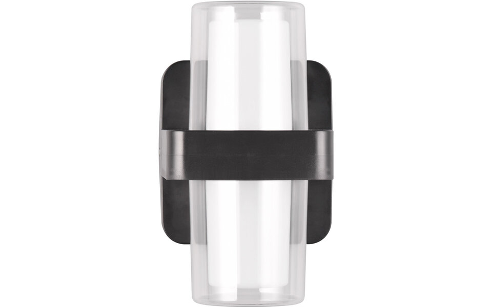 HLW LED LED Wall Lamp Matte Black - 2 Light Points, Warm White 3000K, 3.5W LED Wall Lamp