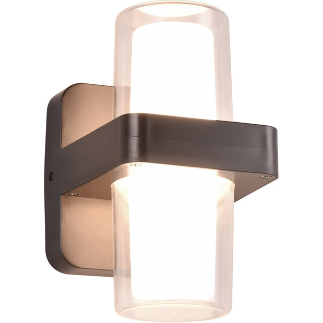 HLW LED LED Wall Lamp Matte Black - 2 Light Points, Warm White 3000K, 3.5W LED Wall Lamp