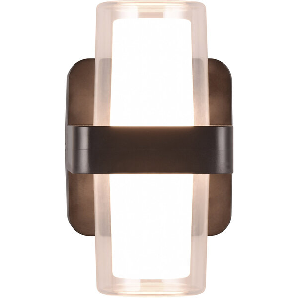 HLW LED LED Wandlamp Mat Zwart - 2 Lichtpunten, Warm Wit 3000K, 3.5W LED Wandlamp HLW LED LED Wandlamp Mat Zwart - 2 Lichtpunten, Warm Wit 3000K, 3.5W LED Wandlamp