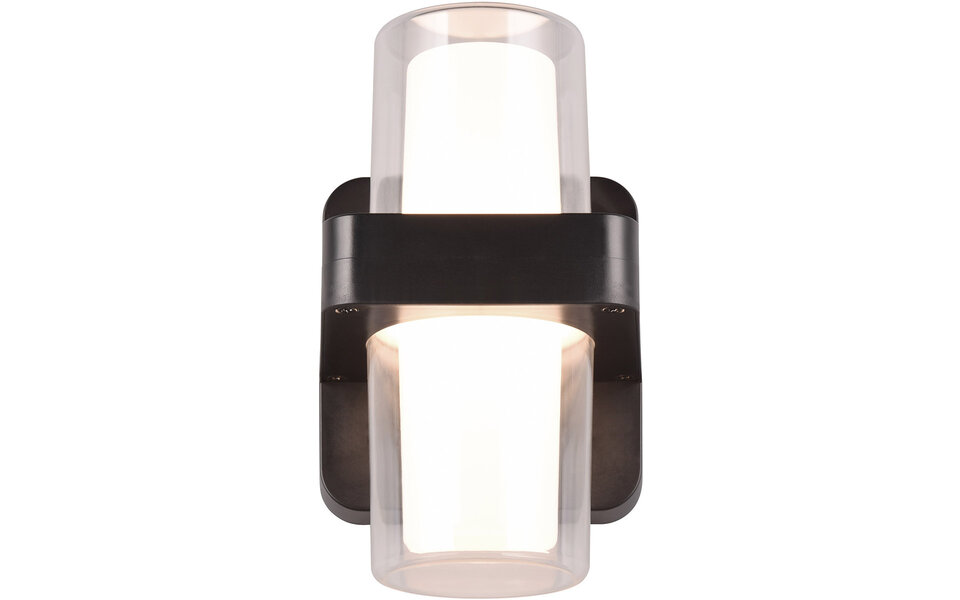 HLW LED LED Wall Lamp Matte Black - 2 Light Points, Warm White 3000K, 3.5W LED Wall Lamp
