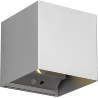 LED wandlamp | 5W | 3000K Warmwit | Titaan | Sensor | USB-C