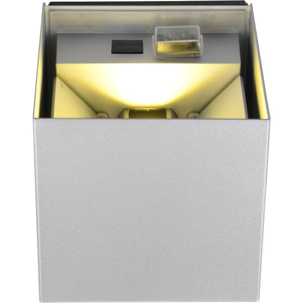 HLW LED LED Wandlamp met Sensor 5W – Warm Wit 3000K – Titaan Metalen Tuinverlichting HLW LED LED Wandlamp met Sensor 5W – Warm Wit 3000K – Titaan Metalen Tuinverlichting