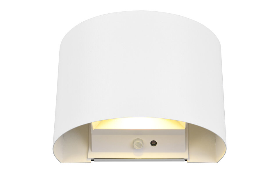 HLW LED LED Wall Lamp With Sensor - Matte White Metal Floor Lamp 5W Warm White 2700K-3000K