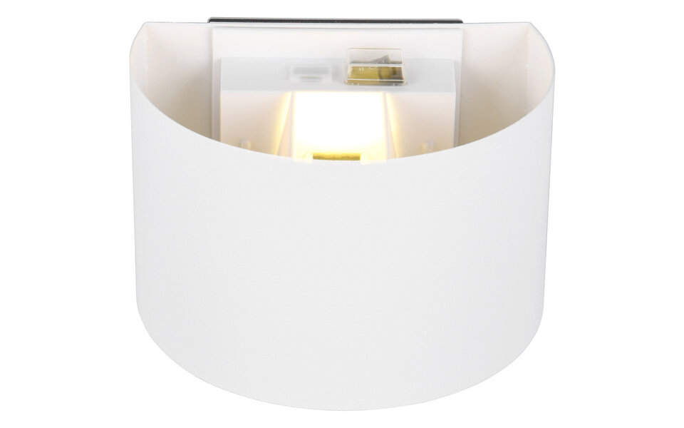 HLW LED LED Wall Lamp With Sensor - Matte White Metal Floor Lamp 5W Warm White 2700K-3000K