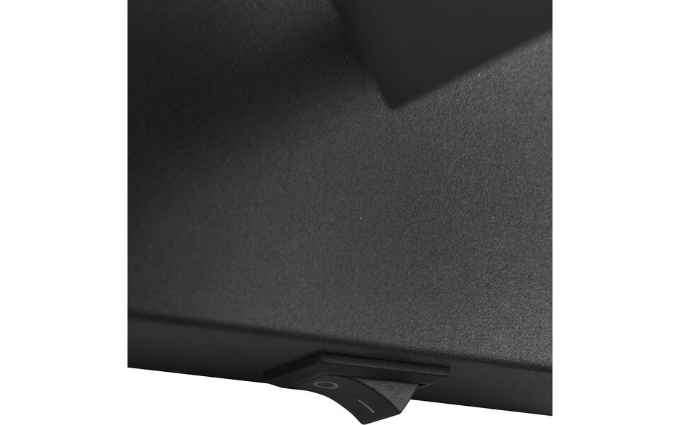 HLW LED LED Wandspot Trion Josh - Zwart Witte Metalen Vloerlamp & LED Spot - E14 Fitting