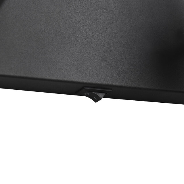 Moderne zwarte en witte metalen LED wandlamp met 2x15W E14 fittingen en ronde lampenkappen Moderne zwarte en witte metalen LED wandlamp met 2x15W E14 fittingen en ronde lampenkappen