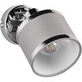 LED Wandspot Trion Arona - Metalen LED Spot met E14 Fitting, Chroom