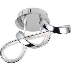 LED wandlamp | 18W | 4000K | Dimbaar | Metaal | Chroom LED wandlamp | 18W | 4000K | Dimbaar | Metaal | Chroom