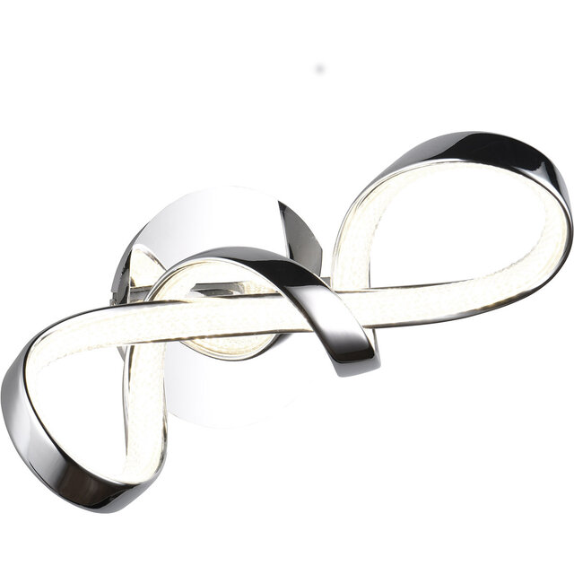 HLW LED Dimmable LED Wall Lamp 18W with Metal Round Fixture and Natural White Light