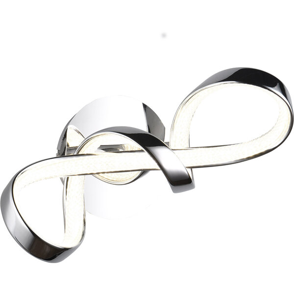 HLW LED Dimbare LED Wandlamp 18W met Metalen Rond Armatuur en Natuurlijk Wit Licht HLW LED Dimbare LED Wandlamp 18W met Metalen Rond Armatuur en Natuurlijk Wit Licht