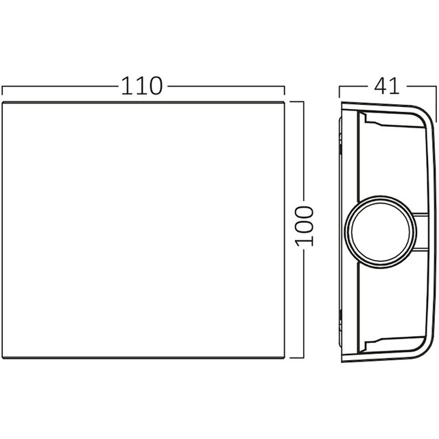HLW LED LED Wall Lamp Brinton Victo - Waterproof IP65, Adjustable Beam Angle, Cool White 6000K, 2W LED, For Indoor & Outdoor Use