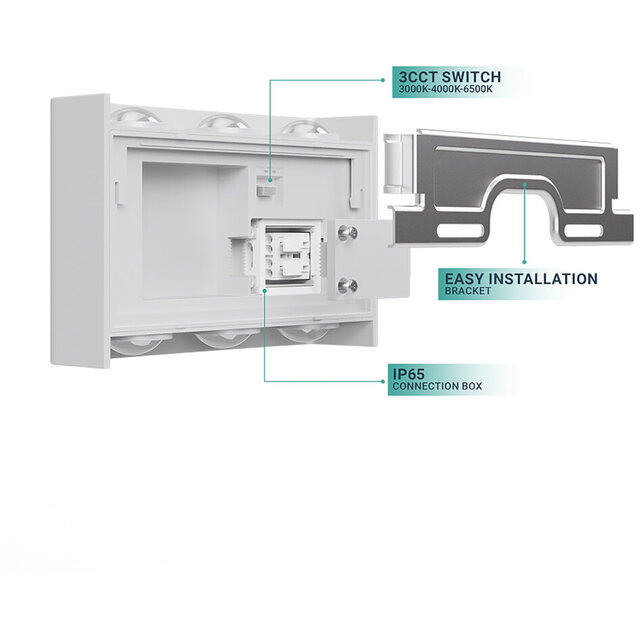 HLW LED LED Wandlamp 6W IP65 Waterdicht - Neutraal Wit, Verstelbare Beam Angle, Voor Binnen & Buiten HLW LED LED Wandlamp 6W IP65 Waterdicht - Neutraal Wit, Verstelbare Beam Angle, Voor Binnen & Buiten