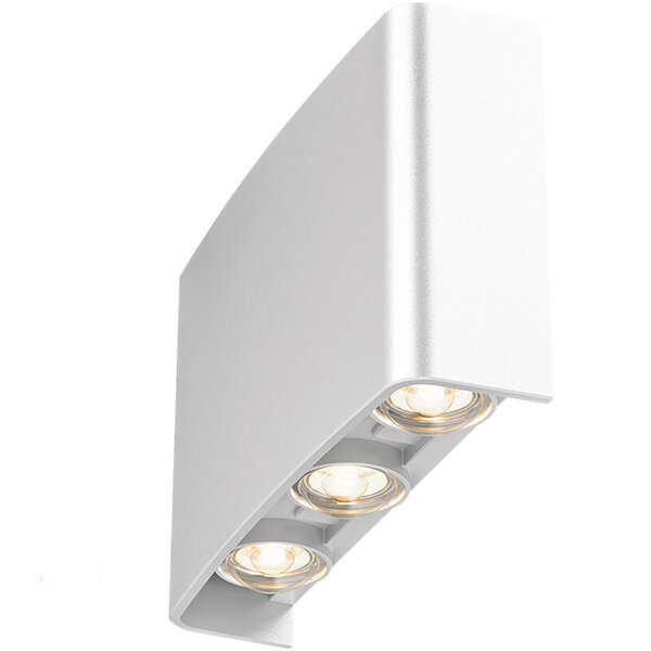HLW LED Waterdichte LED Wandlamp Brinton Victo - 6W, IP65, Beam Angle Verstelbaar, Koud Wit 6000K HLW LED Waterdichte LED Wandlamp Brinton Victo - 6W, IP65, Beam Angle Verstelbaar, Koud Wit 6000K