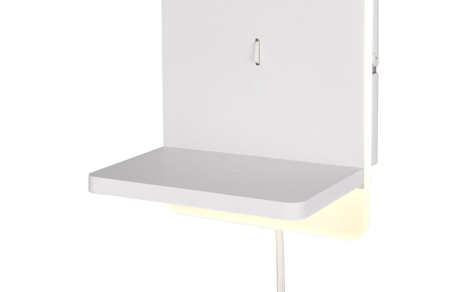 HLW LED LED Wall Light Dimmable Warm White 2700K–3000K - Matte White Metal Floor Lamp HLW LED LED Wall Light Dimmable Warm White 2700K–3000K - Matte White Metal Floor Lamp