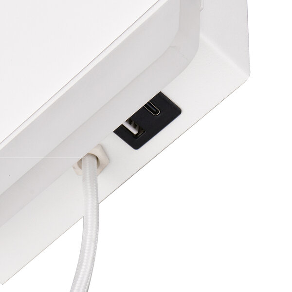 HLW LED LED Wandlamp Dimbaar Warm Wit 2700K–3000K - Mat Wit Metalen Vloerlamp HLW LED LED Wandlamp Dimbaar Warm Wit 2700K–3000K - Mat Wit Metalen Vloerlamp