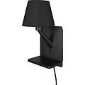 LED Wall Lamp Trion Rahat with Inductive Charging Station - Matte Black Metal Floor Lamp, IP20 LED Wall Lamp Trion Rahat with Inductive Charging Station - Matte Black Metal Floor Lamp, IP20