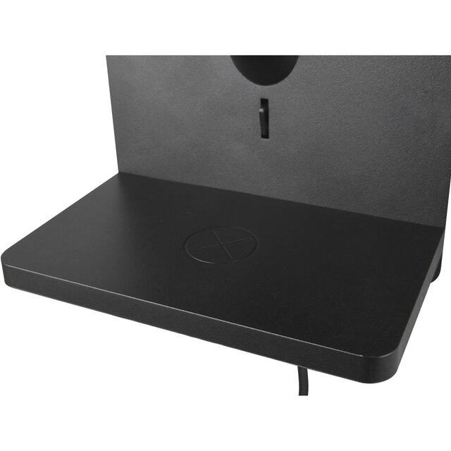 HLW LED LED Wandlamp Trion Rahat met inductief laadstation - Mat Zwarte metalen vloerlamp, IP20