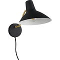 LED Wandlamp Zwart/Goud - Metalen Vloerlamp & LED Vloerlamp IP20 Trion Fellar