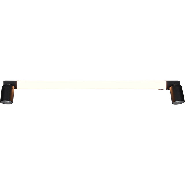 HLW LED LED Wall Lamp Matte Black - 9W LED & GU10 Fitting - Stylish Metal Floor Lamp