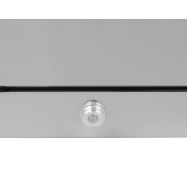 strakke chromen LED wandlamp met 9W vermogen en instelbare warmwitte lichtkleur via touchdimmer strakke chromen LED wandlamp met 9W vermogen en instelbare warmwitte lichtkleur via touchdimmer