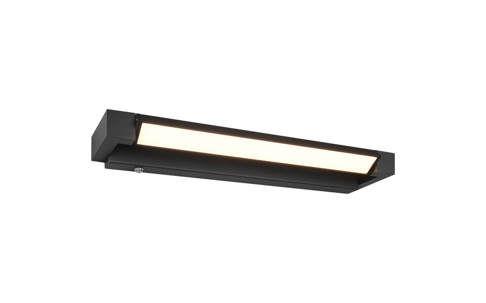 HLW LED LED Wall Lamp Fabio 9W - Matte Black Wall Lighting with Touch Dimmer & Adjustable Color HLW LED LED Wall Lamp Fabio 9W - Matte Black Wall Lighting with Touch Dimmer & Adjustable Color