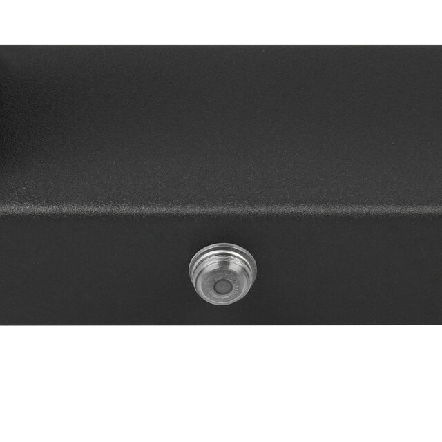 Mat zwarte dimbare LED wandlamp 9W met 1000 lumen en warm wit licht 2700K Mat zwarte dimbare LED wandlamp 9W met 1000 lumen en warm wit licht 2700K