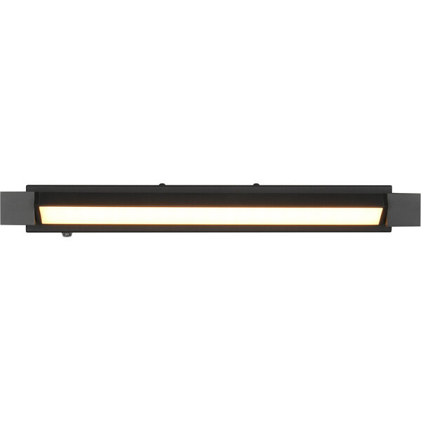 HLW LED LED Wandlamp Fabio 9W - Mat Zwarte Wandverlichting met Touchdimmer & Aanpasbare Kleur
