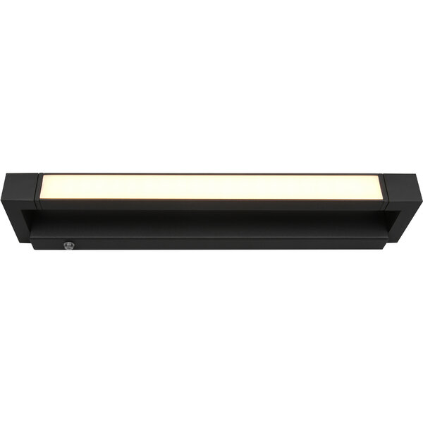 HLW LED LED Wandlamp Fabio 9W - Mat Zwarte Wandverlichting met Touchdimmer & Aanpasbare Kleur