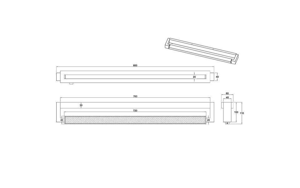 HLW LED LED Wandlamp - 15.5W LED lamp met touchdimmer, aanpasbare kleur en chroom design