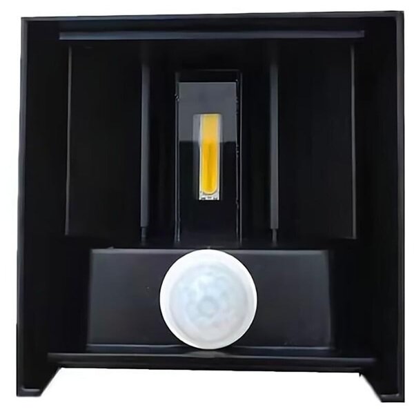 Velvalux LED Wandlamp met Sensor - Waterdicht IP65 - Instelbare Stralingshoek - Warm Wit 2700K–3000K - 6W LED - Zwart & Wit Velvalux LED Wandlamp met Sensor - Waterdicht IP65 - Instelbare Stralingshoek - Warm Wit 2700K–3000K - 6W LED - Zwart & Wit