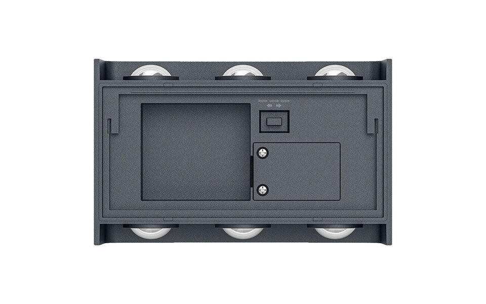 HLW LED LED Wandlamp Brinton Victo - 6W, Warm Wit 3000K, Waterdicht IP65, Verstelbare Beam Angle HLW LED LED Wandlamp Brinton Victo - 6W, Warm Wit 3000K, Waterdicht IP65, Verstelbare Beam Angle